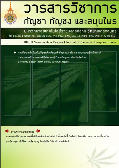 The Development of Hemp Products by Adding Value through Storytelling, Creative Design and Promoting Digital Marketing of the Hemp Community Enterprise Group, Chiang Mai Province