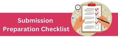Submission Checklist 